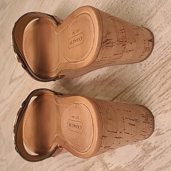 Coach Cork Wedges in a Size 10 in EUC! - Picture 6 of 10